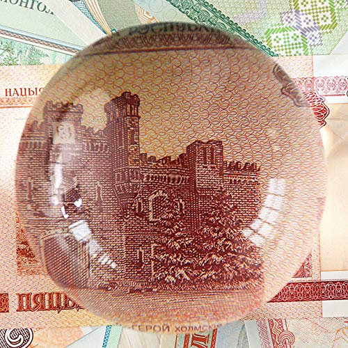 6X Optical Magnifier Dome for Reading, Portable Acrylic Magnifying Glass for Newspapers and Maps