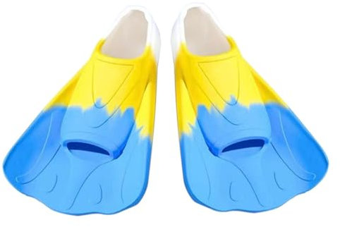 Fake Taucherflossen Set, Schnorchelflossen Set - Silikon Schwimmflossen zum Schnorcheln | Flippers Tauchschaufel, Schnorchelausrüstung für Kinder und Erwachsene, Aktivitäten in
