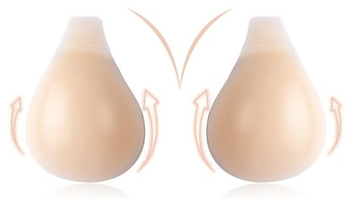 Soutien-Gorge Adhésif Invisible Soutien Gorge Collant sans Bretelles Push Up Silicone Réutilisable Soutien-Gorge Dos Nu Mariage Sticky Bra