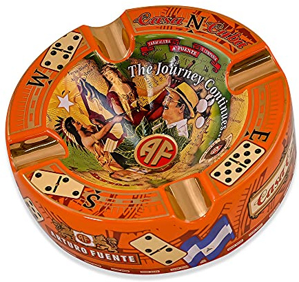Arturo Fuente Hands Of Time Cigar Ashtray (Casa Cuba Orange)