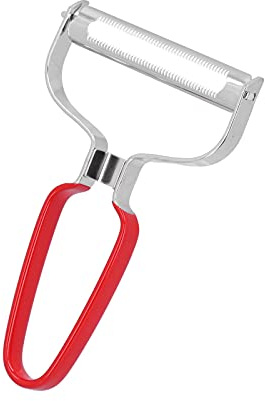 Generic Vegetable Peeler, Peelers for Kitchen Potato Save Space Multifunctional Manual Cucumber Peeling Tool for Kitchen, Camping Trips (Red)