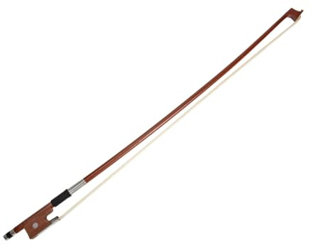 BESTonZON Viertel Holz Geigenbogen 1/4 mit Natürlichem Rosshaar Elastischer Musikbogen für Anfänger und Schüler Handgefertigter Instrumentenbogen aus Langlebigem Holz für Violine
