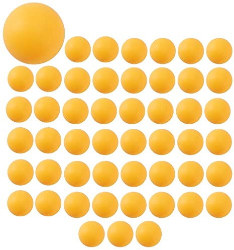Phyachelo 50 Pack Premium Pong BäLle Fort Geschrittener Training Tischball Leichte, Langlebige, Nahtlose BäLle Orange
