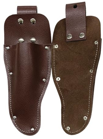 Secateurs Sheath - Tool Leather Case Holster Bag , Compact Storage Solution, Protective Case for Secateurs, Scissor and Scissor Holder System | For Garden, Backyard, Outdoor Use