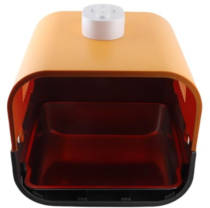 Hamwesh Cassetta Igienica Autopulente, di Spruzzatura con Soffiatore e Lettiera Automatica in Acciaio Inossidabile, Toilette Intelligente per Gatti con Design Antispruzzo, Monitoraggio (YELLOW)