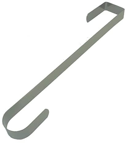 Floralcraft 13 Wreath Hook - Graphite Grey Wreath Door Hanging Hook Hanger for Christmas Wreaths