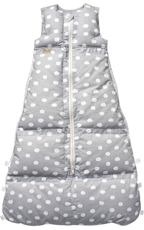 Set ARO Artländer Daunenschlafsack mit Stoffwindel Blaubär/Winterschlafsack längenverstellbar/Baby-Schlafsack mit Premiumdaunen