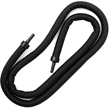 Tubo a Bolle della Tenda per Aria per Acqua, a aeratore a Parete Flessibile in Gomma in plastica in plastica Tubo di Pietra della Pietra della Pietra Aria Barra a Bolle, 75 cm Doppia Testa