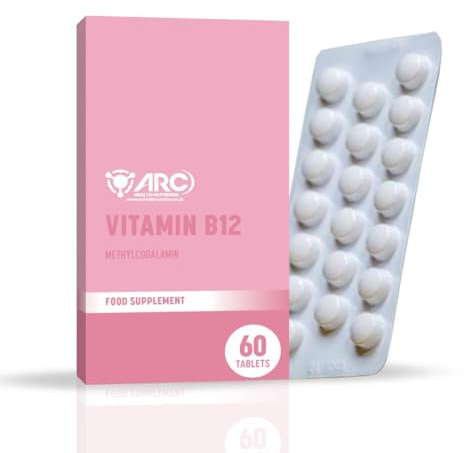 Vitamin B12 Methylcobalamin Supplement Tablets 1000mcg for Men & Women - Made in UK