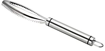 Kiuiom Professionale Squama Pesce,Squamatore Pesce,Desquamatore Pesce,Squama Pesce,Coltello Pesce Togli Squame Pesce, Raschietto Pesce Remover per Pesci Gadget Cucina per Casa Cucina Sala da Pranzo