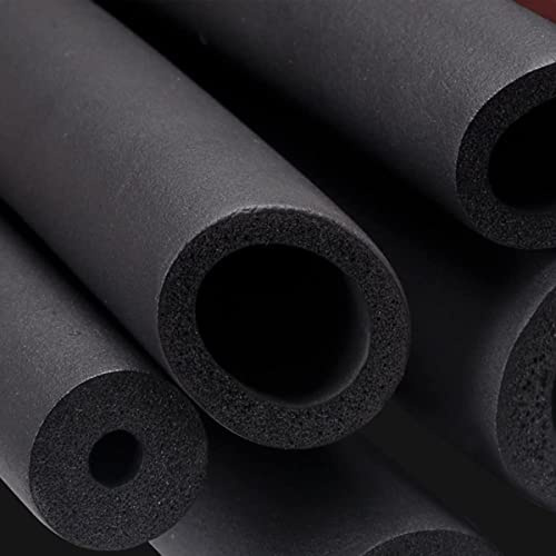 Himesi Rohrisolierung 22/25/50/60mm Kautschuk Schwarz Warmwasserleitung Fahrrad-Griffe Frostschutzmittel Rohrdämmung Dämmmatten Formbare,1pcs (Size : 50mm)