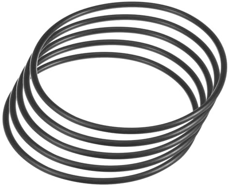 sourcing map 5 correas elásticas universales para motor de máquina de coser, 471 mm, perímetro de 19 pulgadas, correa de 3/16 pulgadas de grosor para reparación de sellos de motor de máquina de coser