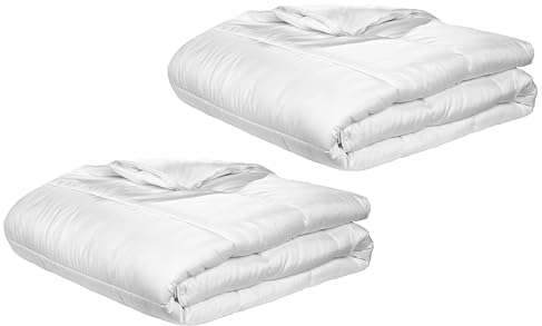 DREAMSTAR Eco 2er Set 4-Jahreszeiten Bettdecken| Zwei zusammengeknöpfte Steppdecken für alle Jahreszeiten | waschbar 60 Grad | Öko-TEX® | 4-Jahreszeiten | 135 x 200 cm