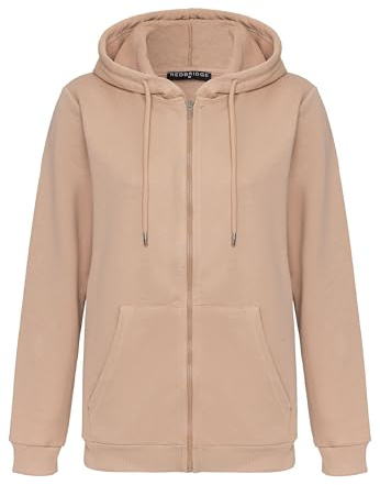 Red Bridge Premium Basic - Felpa con cappuccio da donna con zip