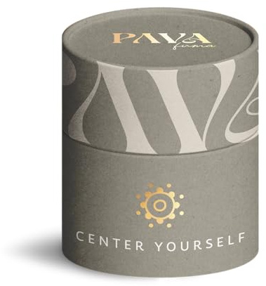 PAVA FUMA Center Yourself – Deine Räuchermischung für innere Ruhe & Klarheit mit Weihrauch, Myrrhe & Palo Santo – 90 ml – Für Räucherstövchen & Kohle