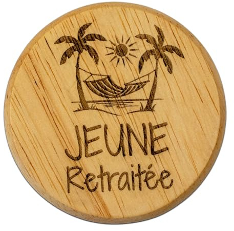ERNESTINE - Cadeau retraite femme décapsuleur jeune retraitée - idée cadeau collègue original départ fin de travail - cadeaux femmes Noël anniversaire collègues - accessoire cuisine personnalisé