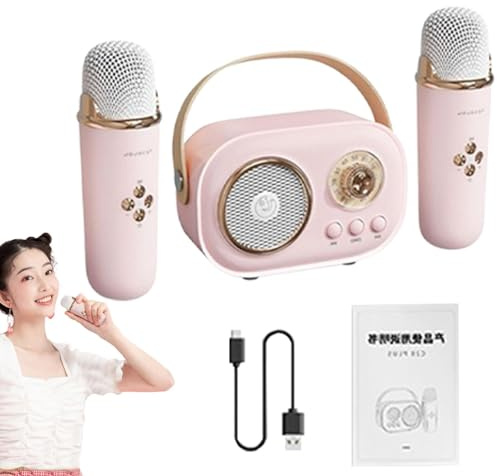 Set microfono altoparlante karaoke per bambini, altoparlante karaoke