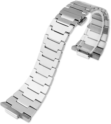 Schnellverschluss-Uhrenarmband für Tissot PRX, Edelstahlarmband und Butterfly-Verschluss, kompatibel mit Tissot PRX 40 mm Uhren-Serie