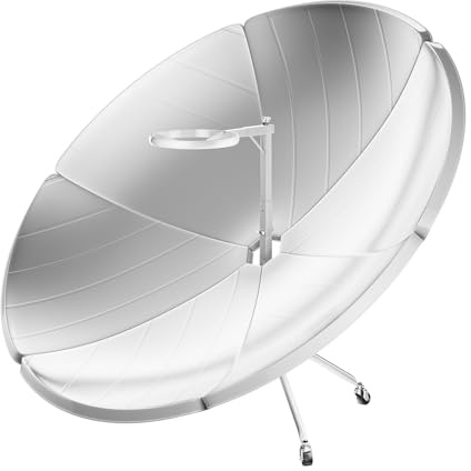 Fornello solare portatile da 1500 W, diametro 25 cm, per campeggio all'aperto, per riscaldamento solare, fornello solare a concentrazione portatile, forno solare ad alta efficienza, stufa solare 800