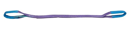 Schlaufen Hebeband Tragfähigkeit 1000 kg, violett, Länge 3 m, für Kräne, Ketten und Werkstätten