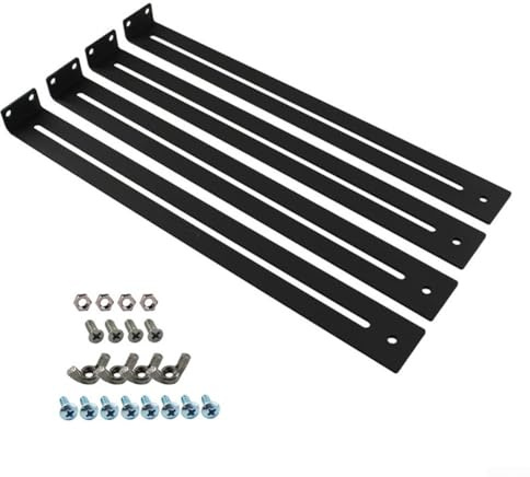 HpLive Drawer Repair Kit Furniture Reinforcement Repair Accessories Bracket for Wood/Chipboard/MDF Cabinets 13-24 Inches (2 Set)
