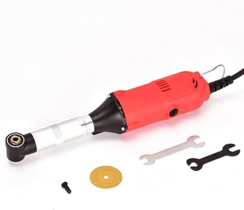 Nettoyeur De Joints De Carrelage Électrique, 350W, Vitesse 15000r/min, 6 Vitesses Ajustables, Angle 90°, Pour Cuisine, Salle Bain, Chambre À Coucher, Espace Entre Les Carreaux, Élimination La Rouille