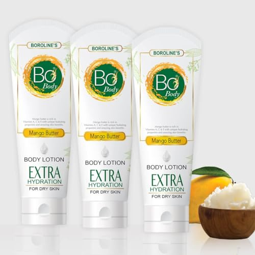 Bo Body Lotion 100 ml X 3 | Deep Moisturizing With Mango Butter (3er Pack)