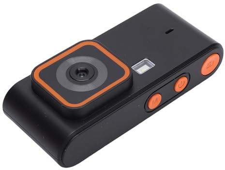 Akozon Cámara Digital Vintage Cámara Retro con Video 1080P Fotos de 12MP Pantalla de 1.47 Pulgadas Batería de 600 MAh Filtros Coloridos para Fotografía de Viajes
