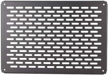 Lquminesque Tablero de Unidad de Mesa Plegable, Mesa de Campamento de Acero Inoxidable para cocinar al Aire, Accesorio portátil de Camping con diseño de Malla Resistente a Todas Las
