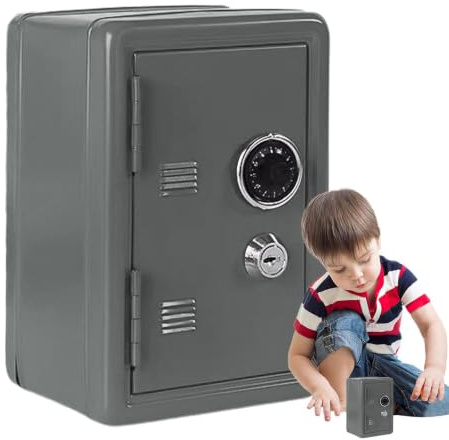 Barnkassa | Metall Mini Cash Lock Box | Multi-purpose