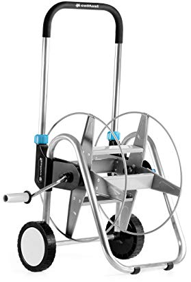 Cellfast 55-050 Explorer Dévidoir en métal Portable pour Tuyau d'arrosage Max. 60 m