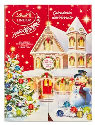 Lindt Lindt Lindor Adventskalender: 24 Praline Lindor Wissenheit 299g