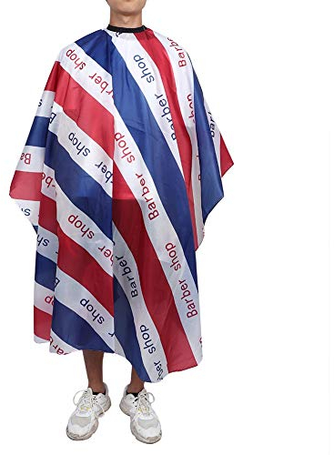 Sonew Mantella per parrucchiere, Mantella per parrucchiere antistatica professionale per parrucchiere in poliestere impermeabile impermeabile, Grembiule in panno per parrucchiere taglio capelli