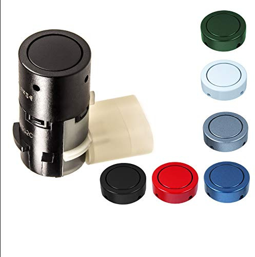 Parksensor PDC in Wagenfarbe kompatibel für Audi A6 C6 4F | A6 C5 | A4 B6 B7 Cabrio| A8 D3 4E | Limousine, Avant, Allroad, Hinten, Vorne 7H0919275C (Ibisweiss - LY9C)