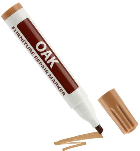 Furniture Repair Wood Markers Kit for Stains, Scratches, Wood Floors, Tables, Desks,Touch Ups, and Cover Ups(Oak)