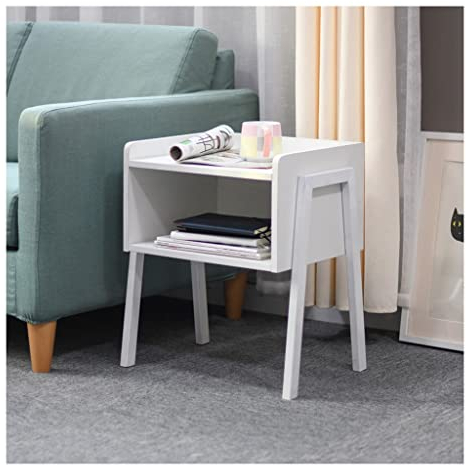 caihuashopping Bedside Table Bedside Table Home Small Apartment Creative Small Tea Table Simple Balcony Tea Table Sofa Side Table Living Room Study Small Cabinet Nightstand Side Table (Color : C)