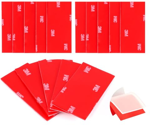 VFANDV Nastro Biadesivo Extra Forte, 15 Pezzi Tamponi Resistenti Alte Temperature, Pads Adesivo per Casa, Auto, Ufficio (25 mm x 50 mm)
