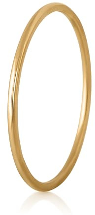 Akitsune Damenring | Eleganter 316L Edelstahlring für Frauen | Wasserfest und Antiallergen | Größe 48 bis 62