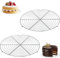 Rejilla de Enfriamiento para Tartas, 2 Rejilla Redonda para Tartas, 30cm Tartas de Acero Inoxidable para Enfriar, para Freír, Hornear, Asar y Enfriar