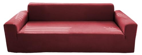 Housse de canapé extensible 3 places, 190 à 229 cm, tissu robuste et élastique, protection de meubles pour lieux de travail, salon, chambre à coucher, appartement, extérieur, terrasse, dortoir, fête