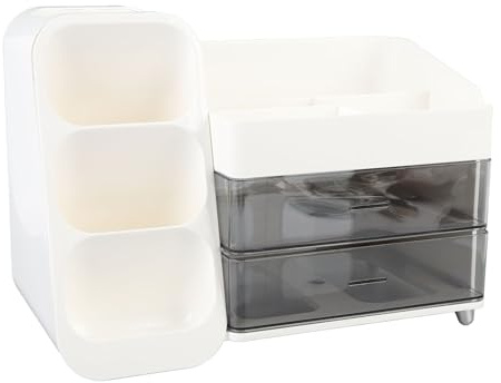 Luocute Organizzatore per Trucco, Visualizza Cosmetica Multi -compartimento Multi Strato di Grande capacità, per Rossetti per la Cura della Pelle