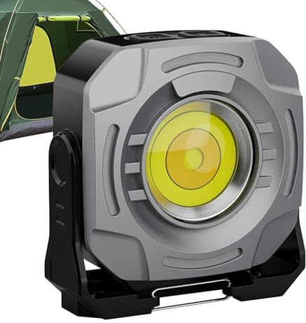 Opdestn Magnetische Akku-Arbeitsleuchte - 2400LM 360-Grad drehbar wassergeschützt tragbare Arbeitsleuchte - Camping Lampe Für Werkstatt Schweißen Baustelle KFZ Werkstatt Lackieren