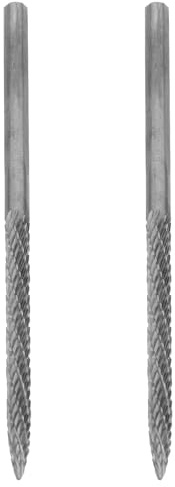 Yardwe 2 punte per alesatore per pneumatici: punte per alesatore in carburo da 3 mm per la riparazione di pneumatici - strumenti di riparazione per alesatori in acciaio al carbonio per toppe,