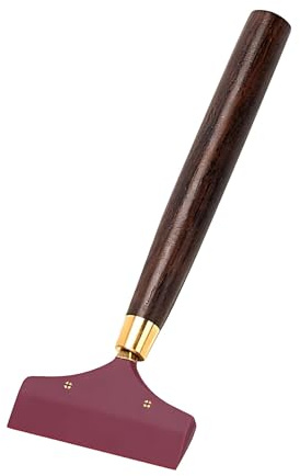 Ebony Wood Long Handle Glue Spreader Silicone Brush for Woodwork DIY Crafts | Ergonomic grip, spreads glue evenly, easy to clean, works with PVA, ideal for models, furniture repair and DIY use