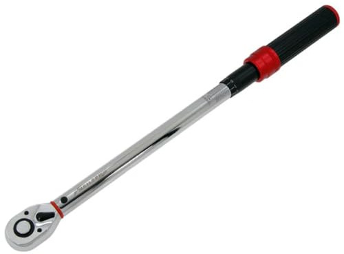 Neilsen CT6073 Torque Wrench 40-220N.M 1/2inch Drive Ratchet Reversible 72 Teeth ±3% Accuracy