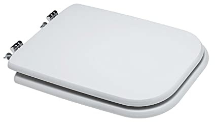 Made in Italy Sedile Copriwater Compatibile per Conca Ideal Standard, Colore Bianco