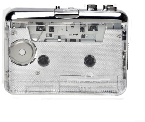 FACAIIO Enregistreur cassette rétro portable avec logiciel de conversion MP3 alimenté par USB True Sound 112 x 80 mm