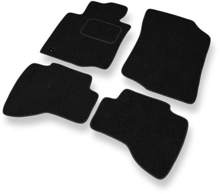 Mossa Fußmatten Auto passend für Toyota Aygo I (2005-2014) 4 STK. schwarz S | Hatchback