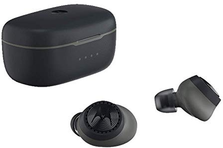Motorola Lifestyle VerveBuds 200 - Bluetooth Sport in Ear Kopfhörer - Tragbar Ladebox und Integriertem Mikrofon - 10Std. und IP55 Waterproof - Kompatibel mit Alexa, Siri und Google Assistant - Schwarz