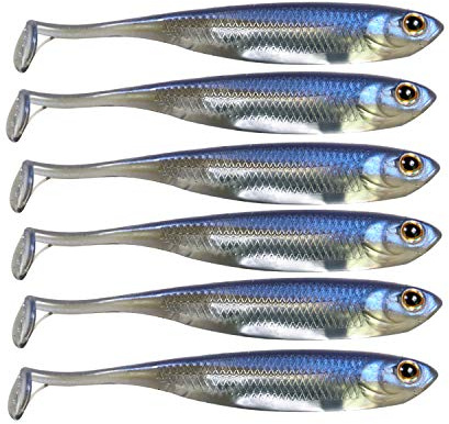 QualyQualy Gummiköder Gummifisch Köder Gummifische Für Zander Barsch Hecht Köder Forellen Gummiköder Gummifisch 7cm 8cm 10cm 12,5cm